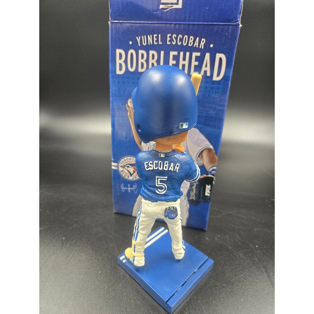 Toronto Blue Jays Yunel Escobar Bobblehead Figure Number 5 MLB With Box - Picture 3 of 4
